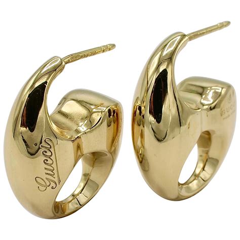 Gucci Marina Chain single earring in gold